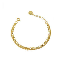 Cauliflower Double-Layer Starry Sky S925 Silver Bracelet