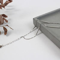 Double Layer Box Chain S925 Sterling Silver Bracelet