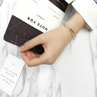 Double Layer Box Chain S925 Sterling Silver Bracelet