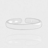 Smooth Circular Adjustable 925 Sterling Silver Ring