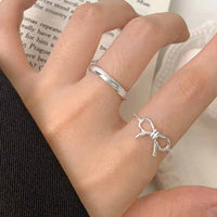 Smooth Circular Adjustable 925 Sterling Silver Ring
