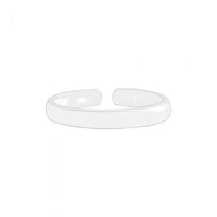 Smooth Circular Adjustable 925 Sterling Silver Ring