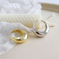 Elliptical Geometric S925 Silver Ring