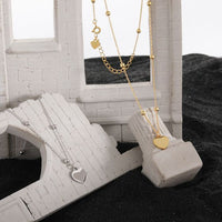 Smooth Heart 925 Sterling Silver Necklace