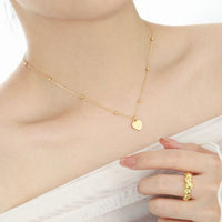 Smooth Heart 925 Sterling Silver Necklace