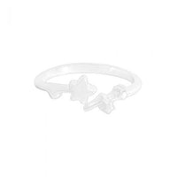Classic Irregular Stars 925 Sterling Silver Adjustable Ring