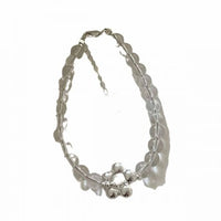Natural White Crystal Flower Bracelet