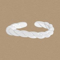 Irregular Twisted Adjustable 925 Sterling Silver Ring