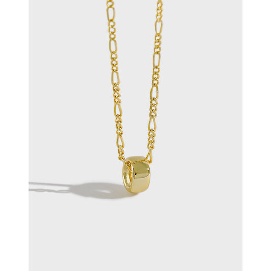 Sterling Silver Circle Necklace