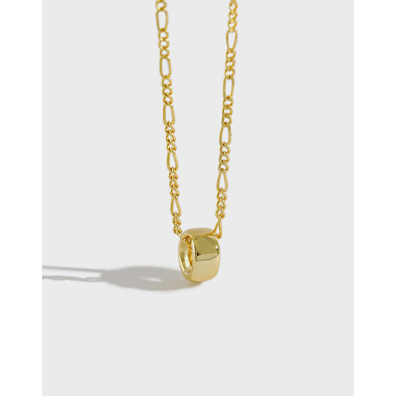 Sterling Silver Circle Necklace