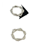 Irregular Twisted Beads Sterling Silver Adjustable Ring
