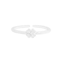 Mini Flower 925 Sterling Silver Adjustable Ring