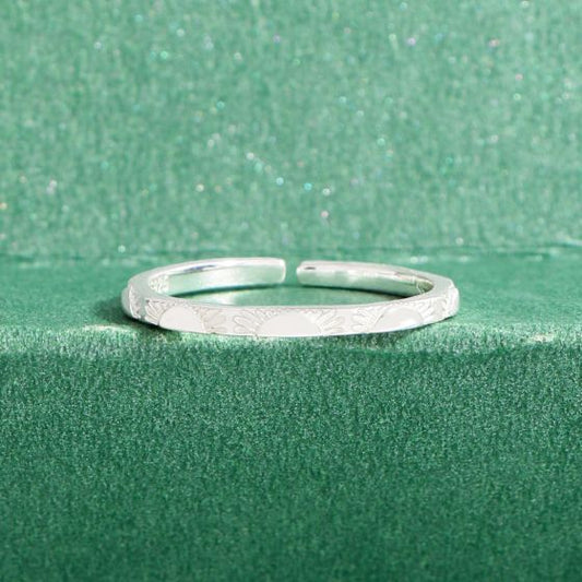 Casual Sunrise Adjustable 925 Sterling Silver Ring