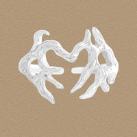 Withered Tree Branch 925 Sterling Silver Adjustable Ring