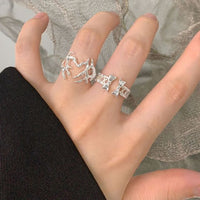 Withered Tree Branch 925 Sterling Silver Adjustable Ring