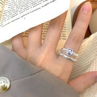 Smooth Surface Minimalist Stacker Ring