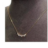 Graduation Seven Round Crystal Smile Necklace