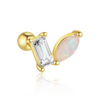 Crystal Star Bow-Knot Crescent Moon Flower Waterdrop Dangling Earrings