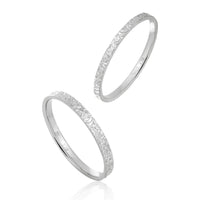 Simple Shining Sterling Silver Adjustable Stacker Ring
