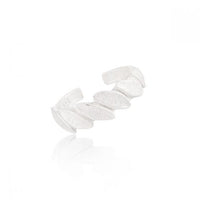Party Irregular Leaves Adjustable 925 Sterling Silver Ring