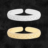 Casual Starbursts Adjustable 925 Sterling Silver Ring