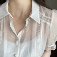 Sterling Silver Cubic Zirconia Necklace