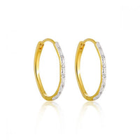 Casual Geometry Hoop Earrings in 925 Sterling Silver
