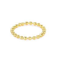 Golden Beads Tassel 925 Sterling Silver Set