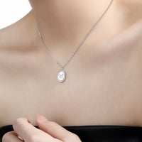 Oval Butterfly Signet Necklace