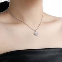 Oval Butterfly Signet Necklace