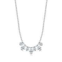 Water Drop Cubic Zirconia Necklace in 925 Sterling Silver