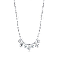 Water Drop Cubic Zirconia Necklace in 925 Sterling Silver
