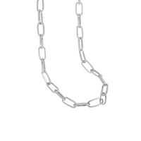 Sterling Silver Paperclip Chain Necklace