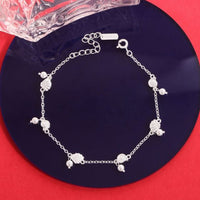 Shell Pearl Conch Bracelet in 925 Sterling Silver