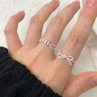Modern Spiral Adjustable Sterling Silver Ring