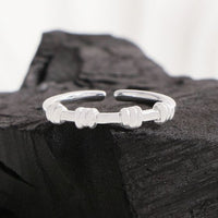 Casual Knot Adjustable 925 Sterling Silver Ring