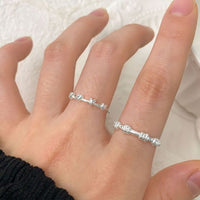 Casual Knot Adjustable 925 Sterling Silver Ring