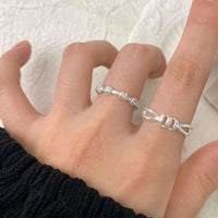 Casual Knot Adjustable 925 Sterling Silver Ring