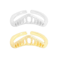 Irregular Hollow Crown Adjustable 925 Sterling Silver Ring