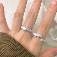 Lover Heart Radiant 925 Sterling Silver Adjustable Ring