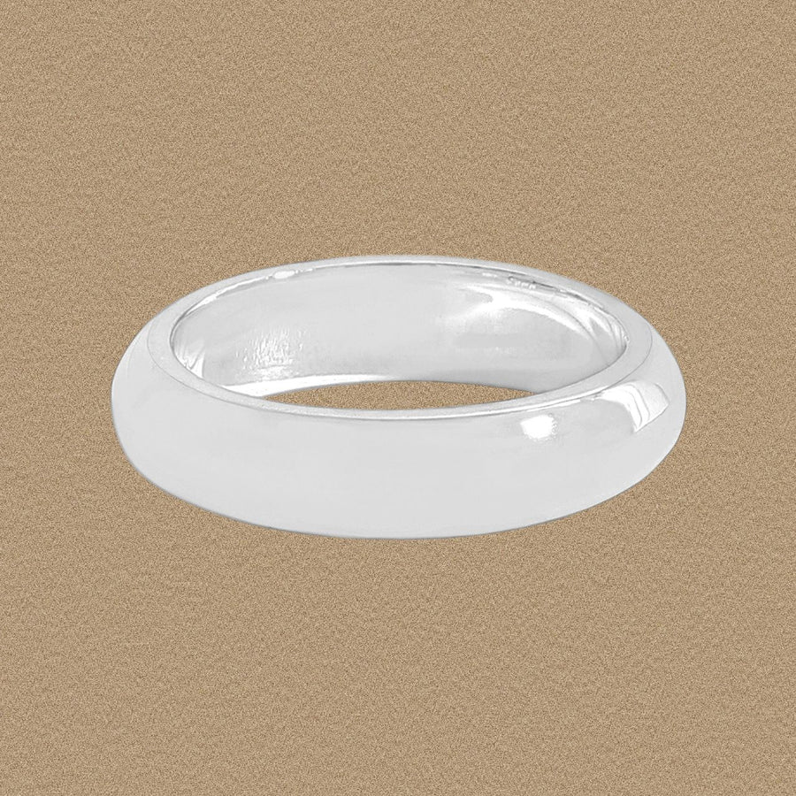 Minimalism Smoot Sterling Silver Stacker Ring