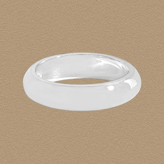 Minimalism Smoot Sterling Silver Stacker Ring