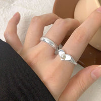 Minimalism Smoot Sterling Silver Stacker Ring