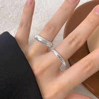 Minimalism Smoot Sterling Silver Stacker Ring