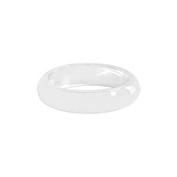 Minimalism Smoot Sterling Silver Stacker Ring