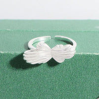 Irregular Flying Butterfly 925 Sterling Silver Adjustable Ring