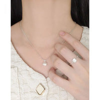 Irregular Flower Adjustable 925 Sterling Silver Ring