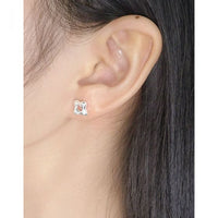 Mini Hollow Starburst Sterling Silver Stud Earrings