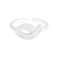 Irregular Hollow Waterspout Adjustable Ring in 925 Sterling Silver