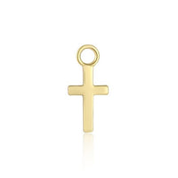Gold Motif Butterfly Flower Star Cross Honeybee 925 Sterling Silver Pendant